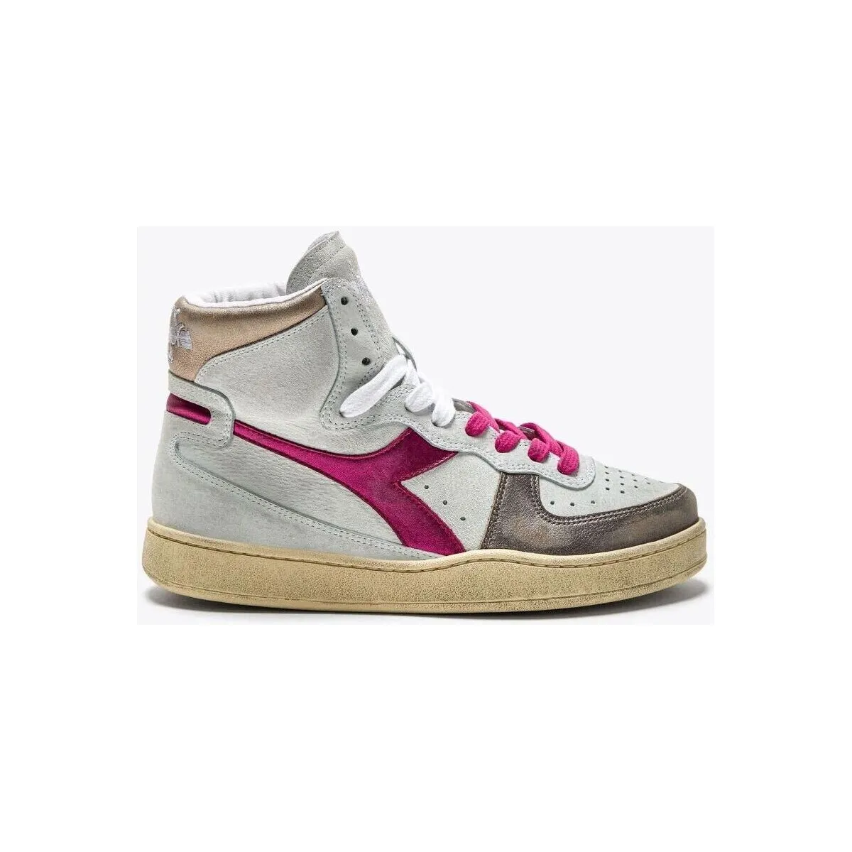 17889.C2034 MI BASKETBIANCO/ROSSO/FUCSIA