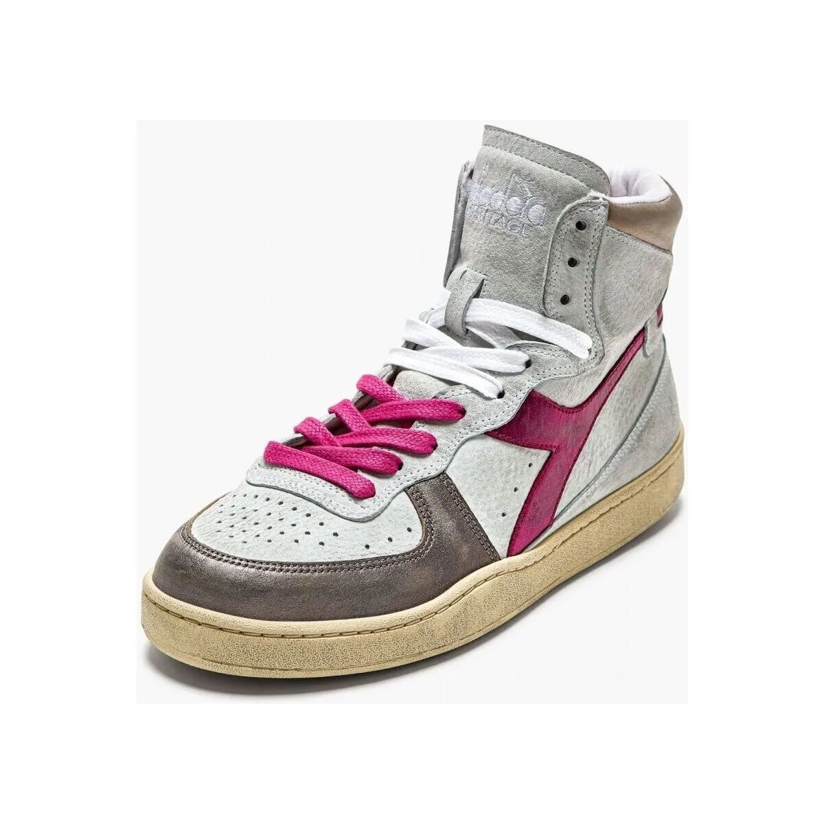 17889.C2034 MI BASKETBIANCO/ROSSO/FUCSIA