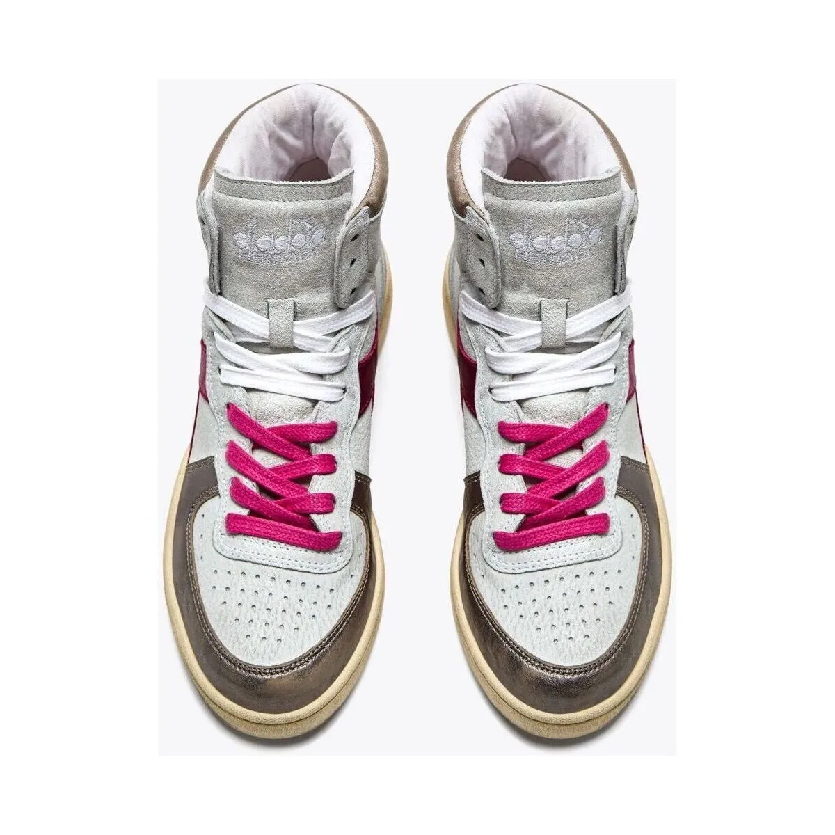 17889.C2034 MI BASKETBIANCO/ROSSO/FUCSIA