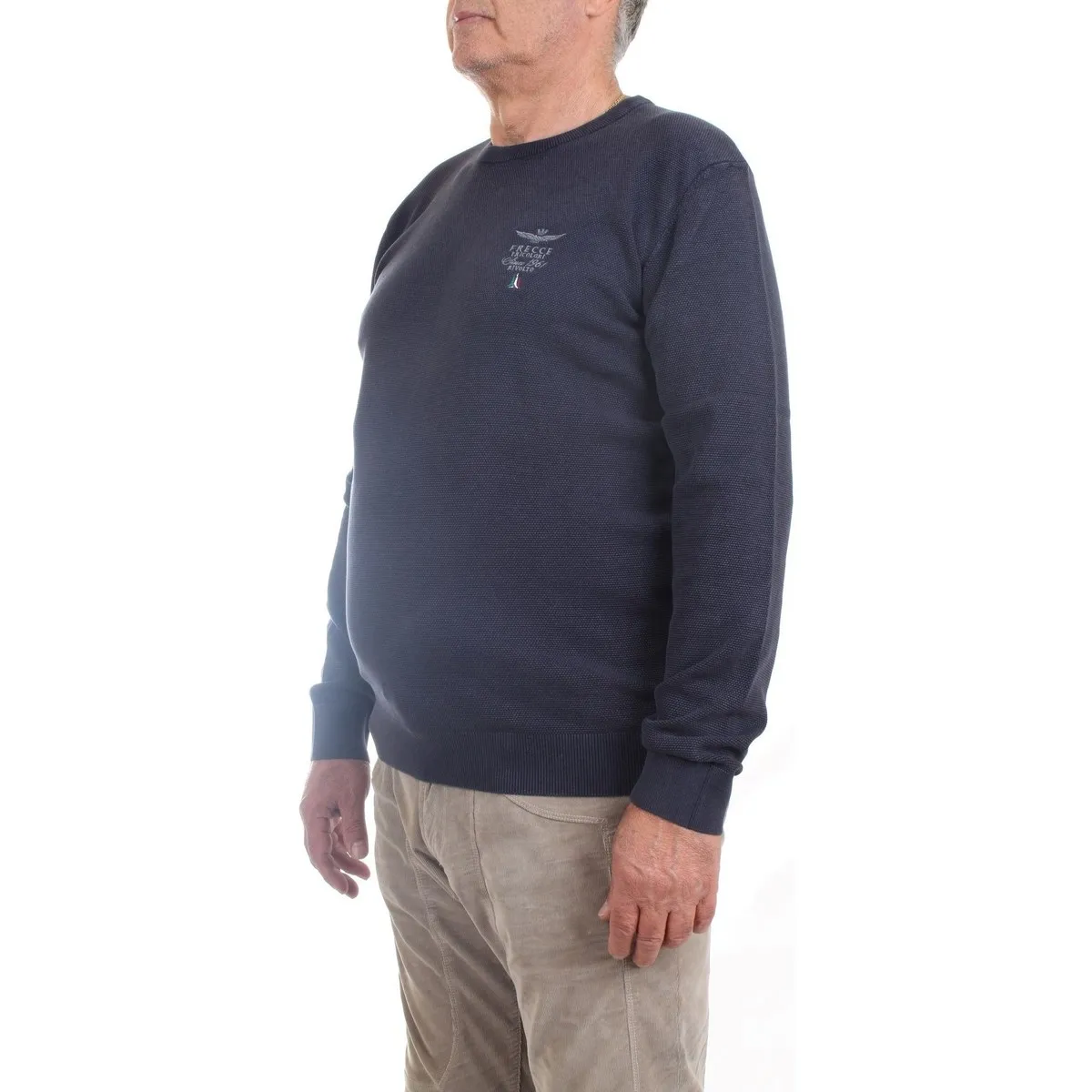 222MA1394L463 suéter hombre azul