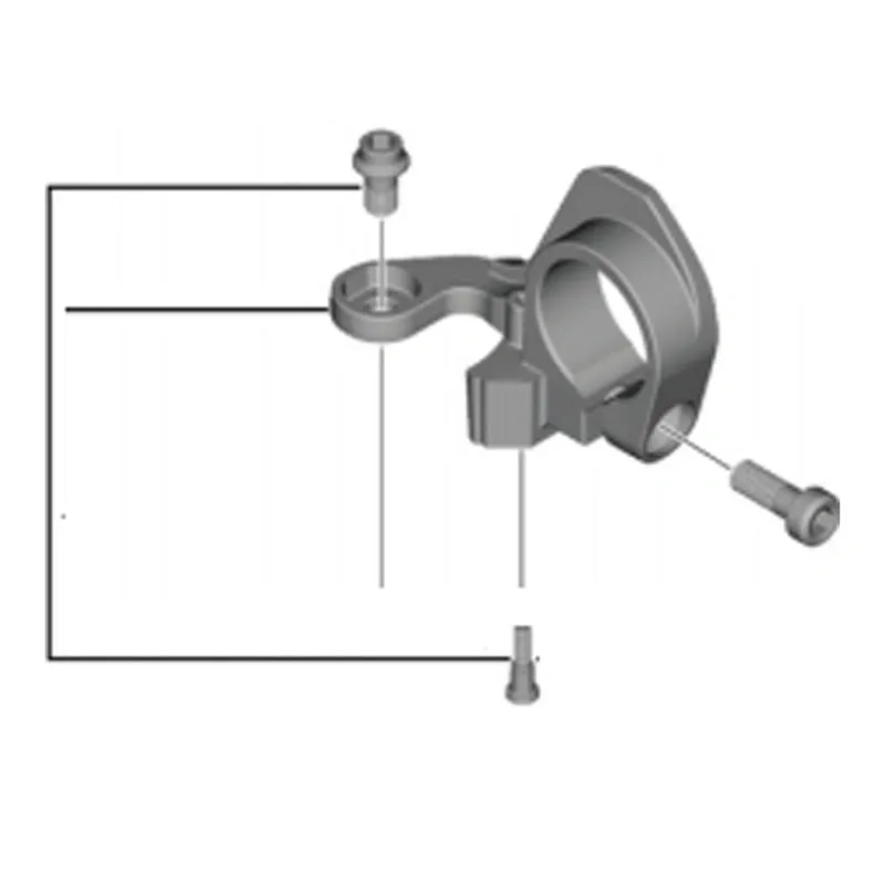 ABRAZADERA PAL CAMBIO DEORE SLM6000 C/TORNILLO S/VISOR DER