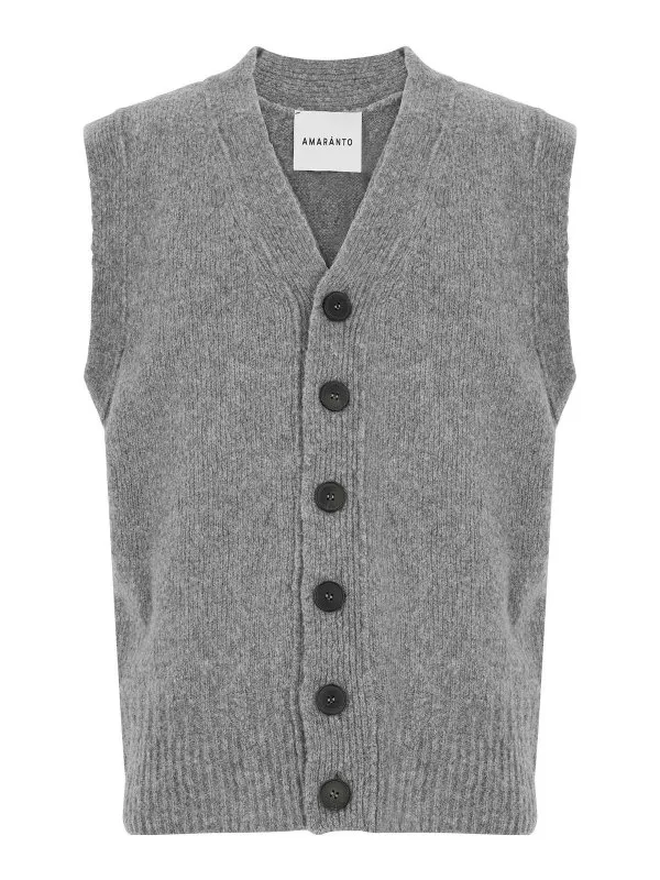 AMARANTO CHALECO  GRIS