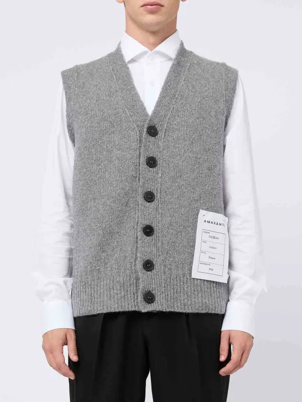 AMARANTO CHALECO  GRIS