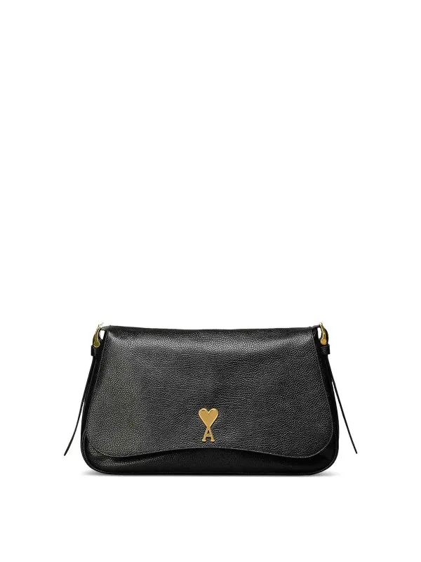 AMI PARIS BOLSA DE HOMBRO  NEGRO