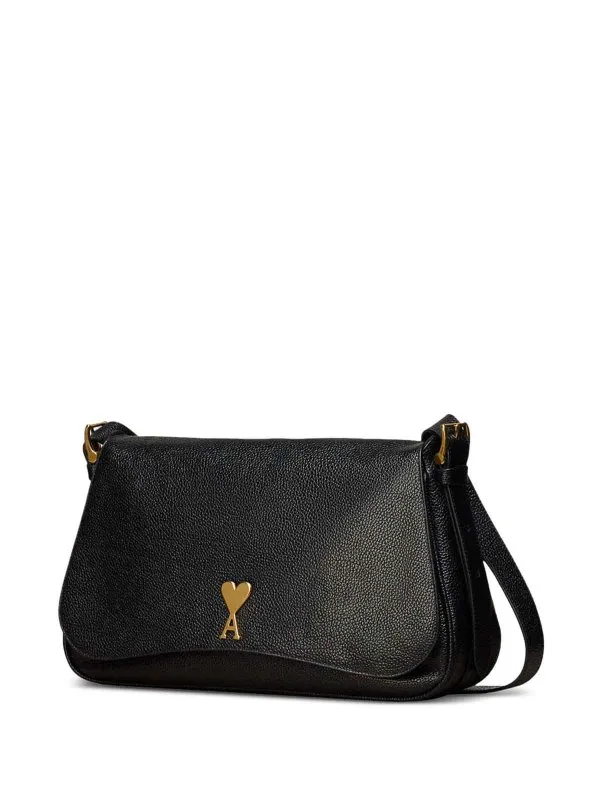 AMI PARIS BOLSA DE HOMBRO  NEGRO