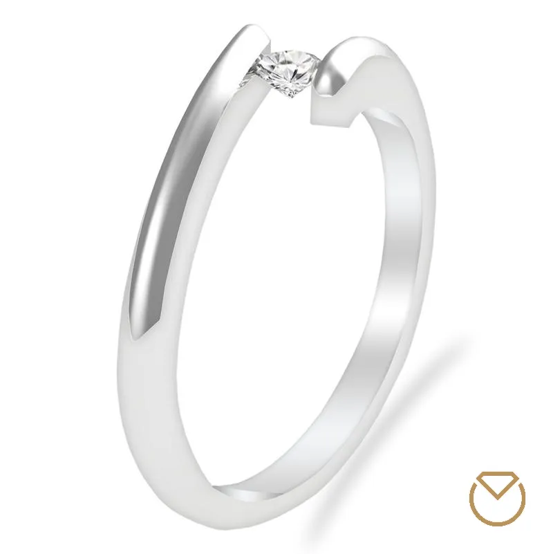 ANILLO DE COMPROMISO ORO 18K / REF. 009COB