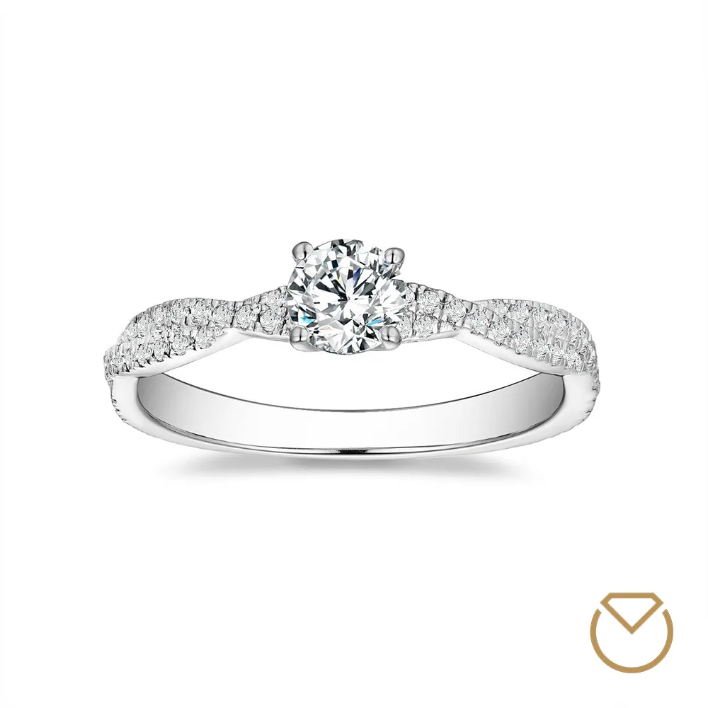 ANILLO DE COMPROMISO ORO 18K / REF. 029COB