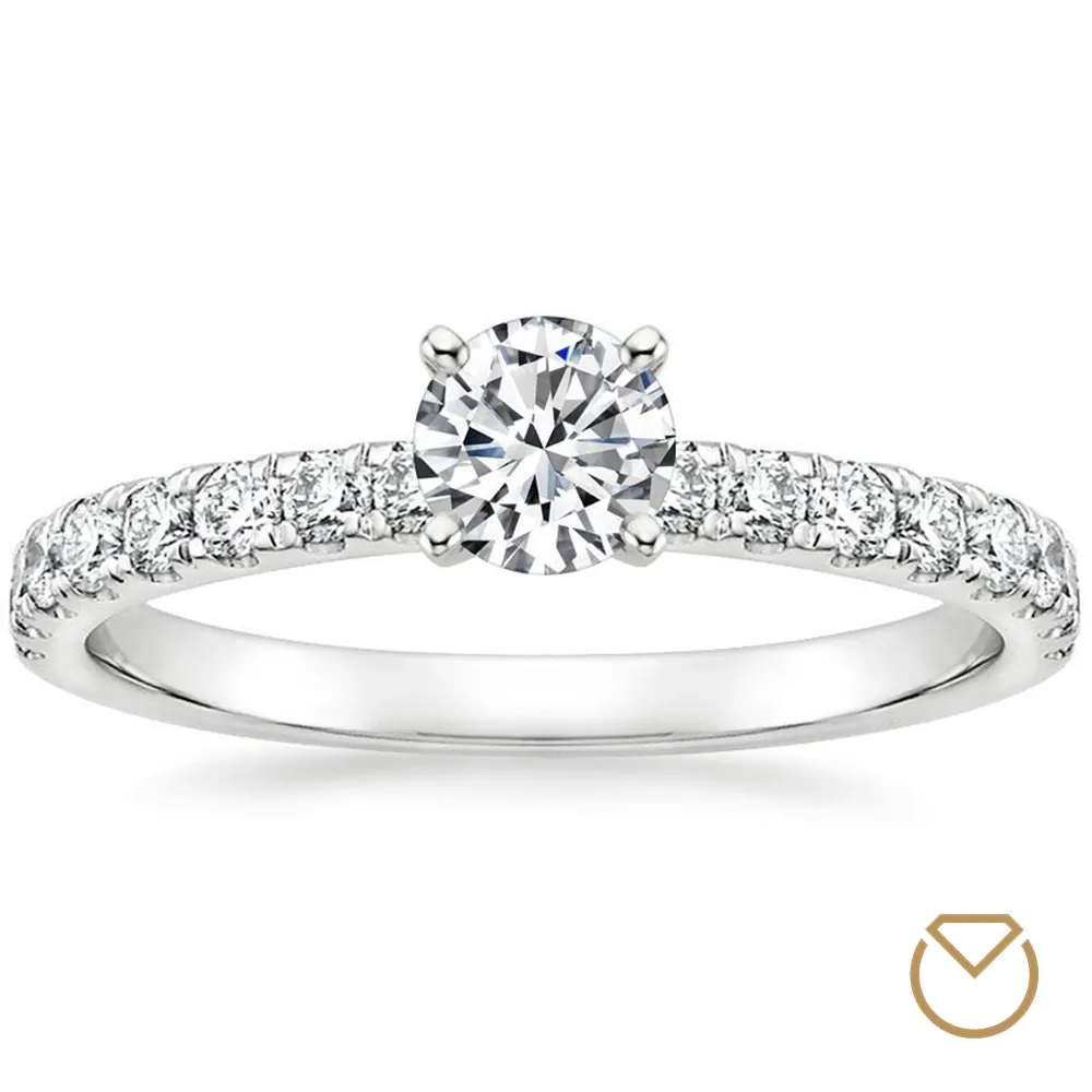 ANILLO DE COMPROMISO ORO 18K / REF. 041COB