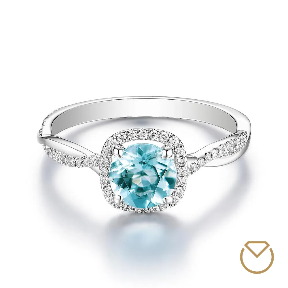 ANILLO DE COMPROMISO ORO 18K / REF. 042COB