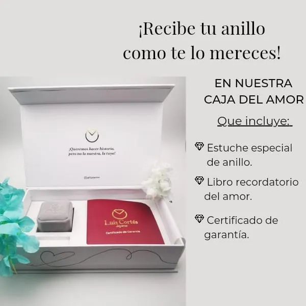 Anillo De Compromiso Oro 18K / REF. 088COB