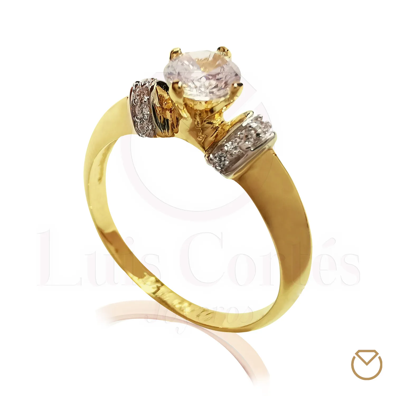 Anillo De Compromiso Oro 18K / REF. 117COA