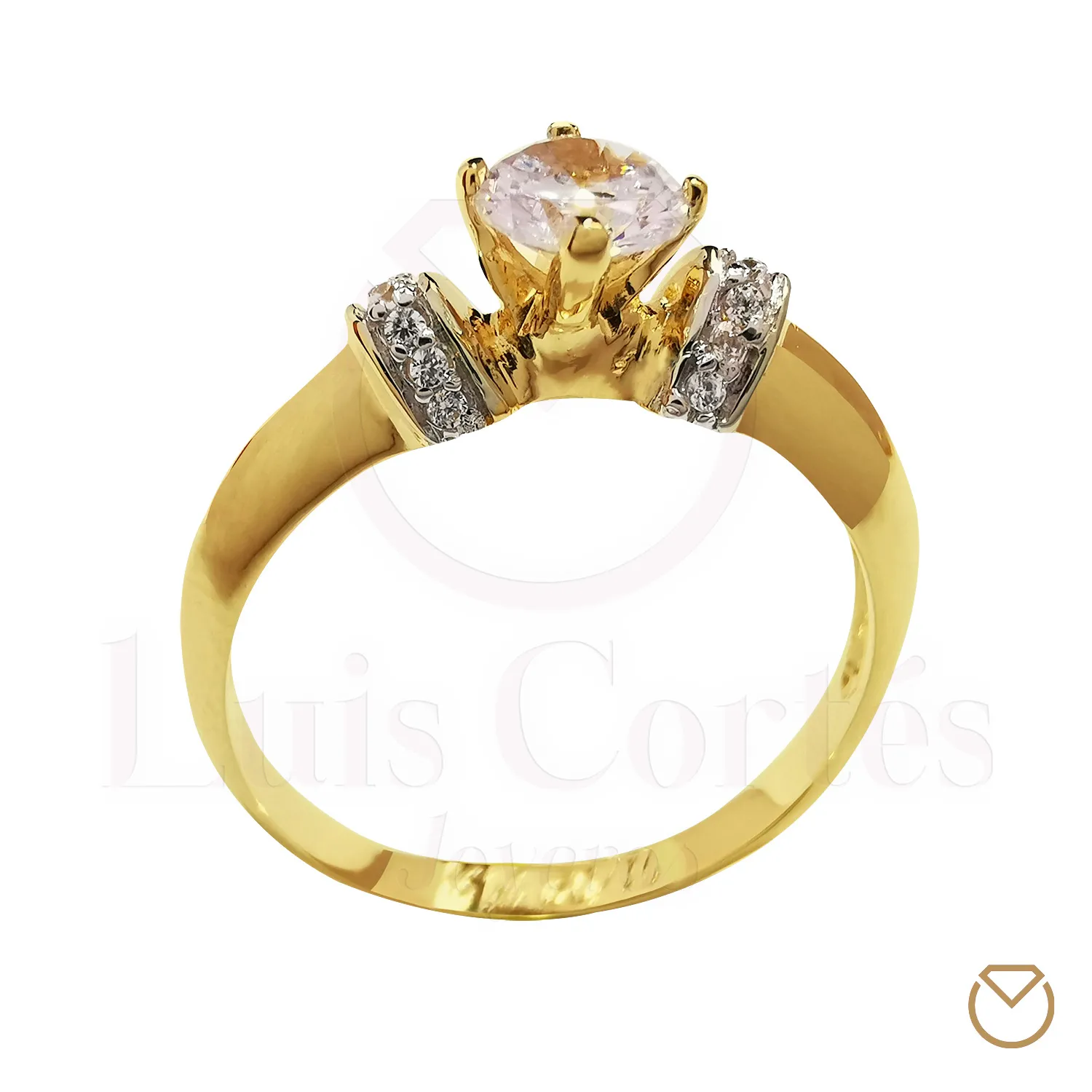 Anillo De Compromiso Oro 18K / REF. 117COA