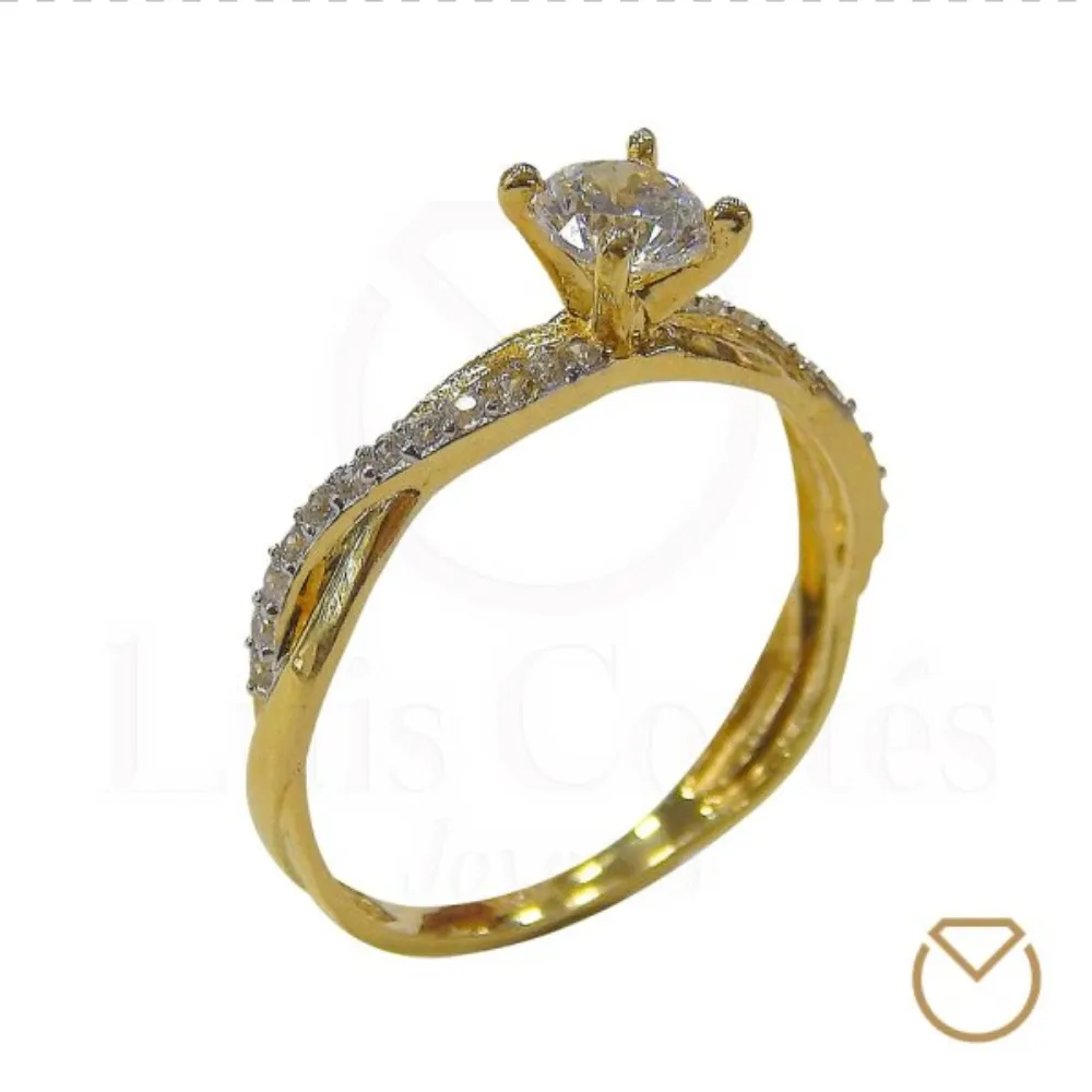 Anillo De Compromiso Oro 18K / REF. 123COA