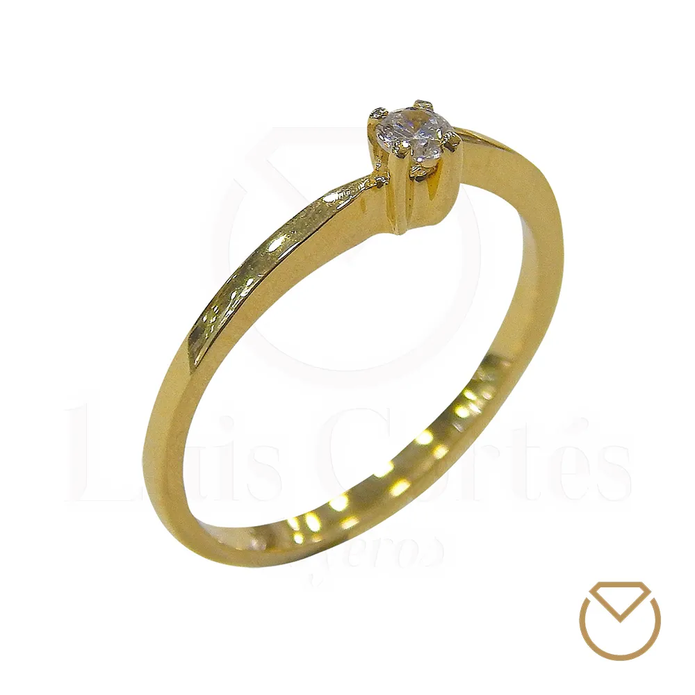 Anillo De Compromiso Oro 18K / REF. 124COA