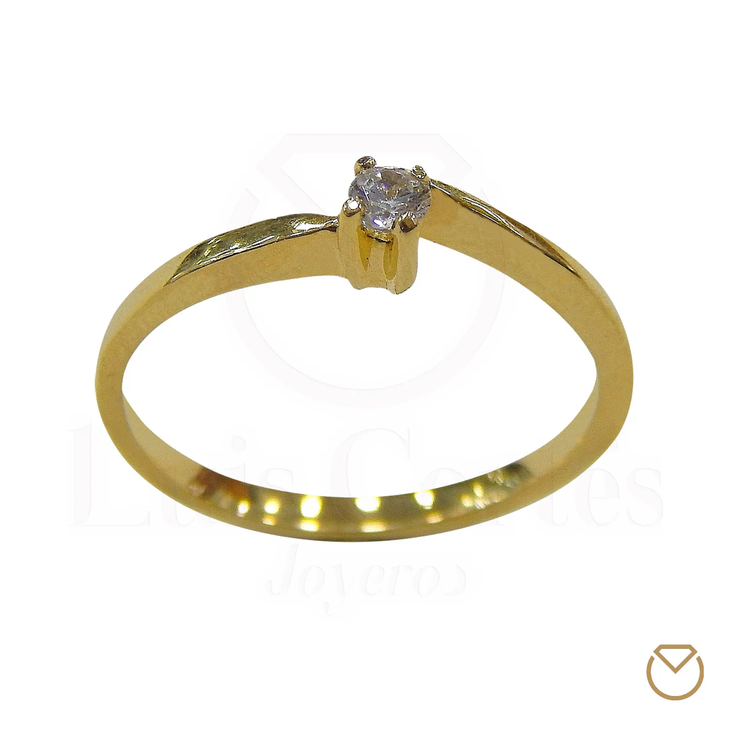 Anillo De Compromiso Oro 18K / REF. 124COA