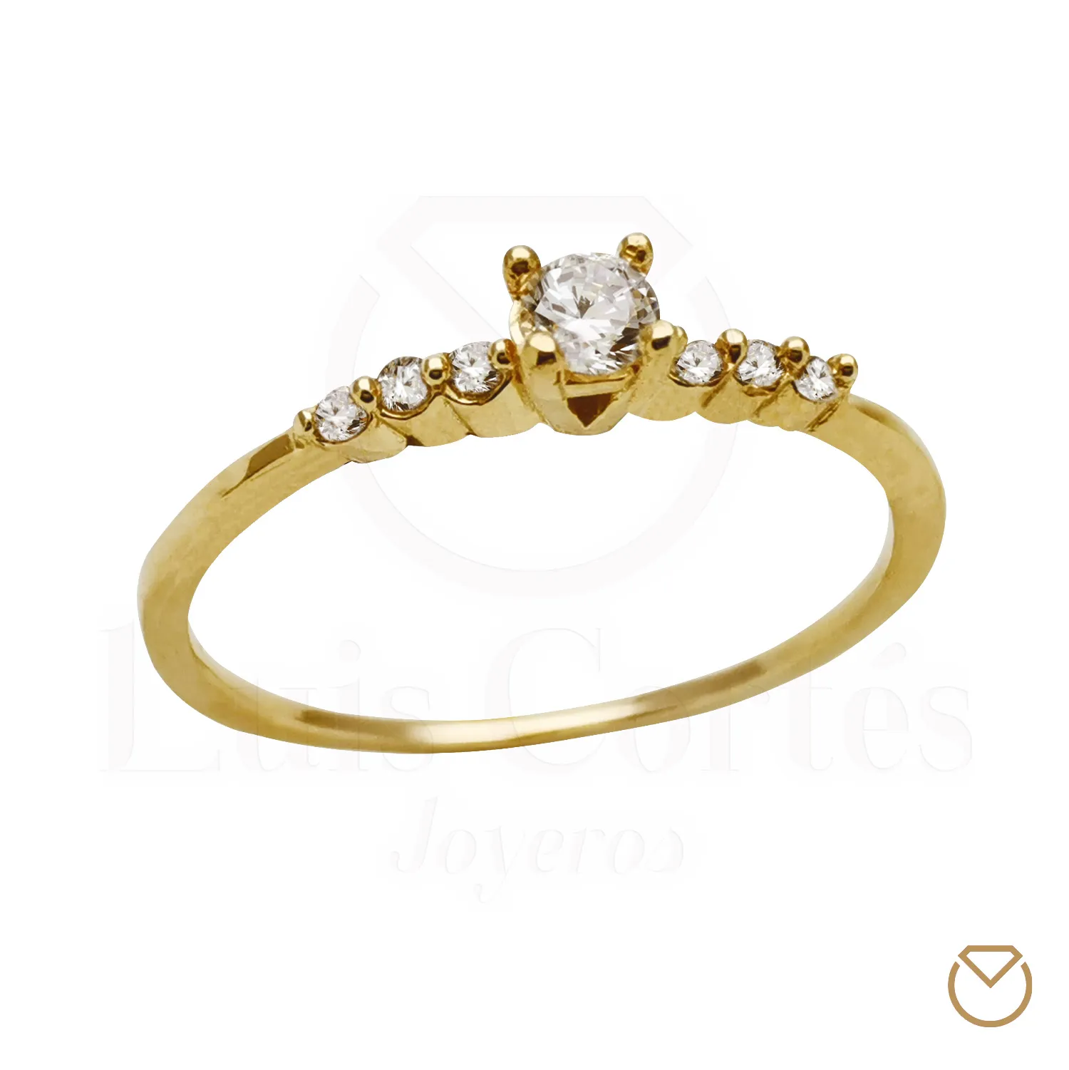 Anillo De Compromiso Oro 18K / REF. 157COA