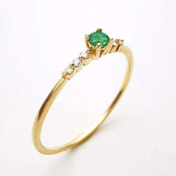 Anillo De Compromiso Oro 18K / REF. 157COA