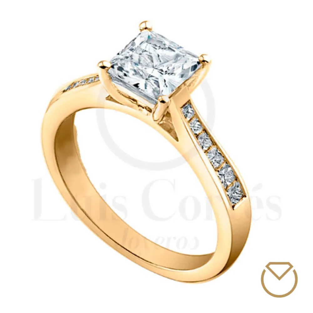 Anillo De Compromiso Oro 18K / REF. 160COA