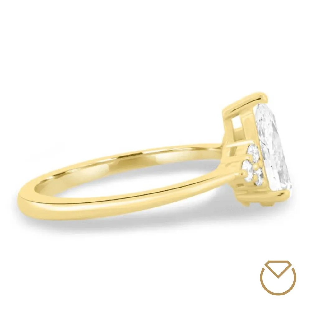 Anillo De Compromiso Oro 18K / REF. 175COA
