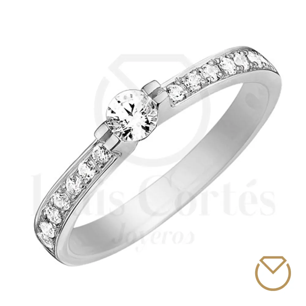 Anillo de Compromiso Plata / REF. 182CPL