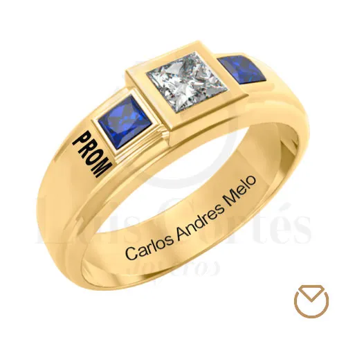 Anillo Grado Hombre Oro / REF. GOA001