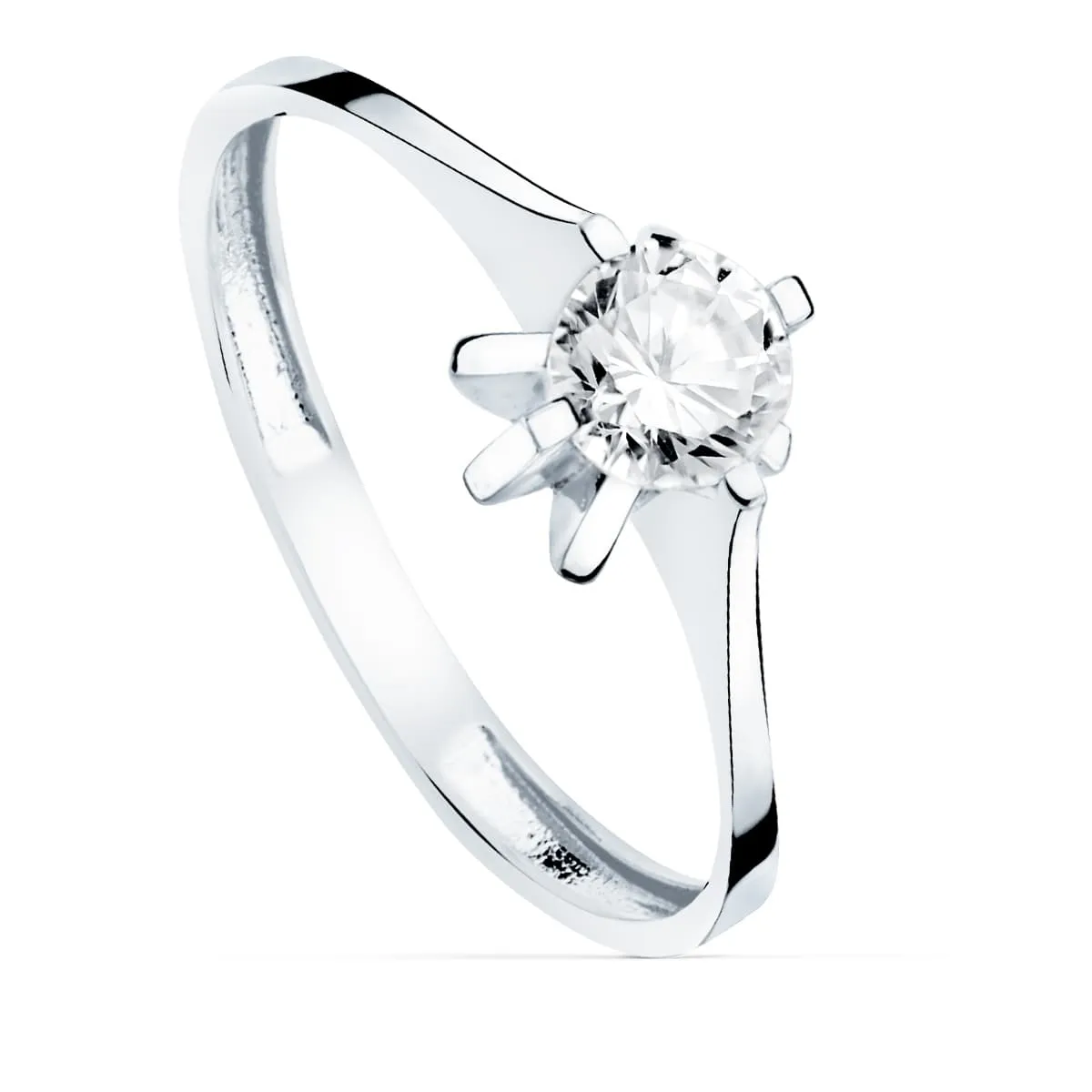 Anillo Oro Solitario 5 mm.