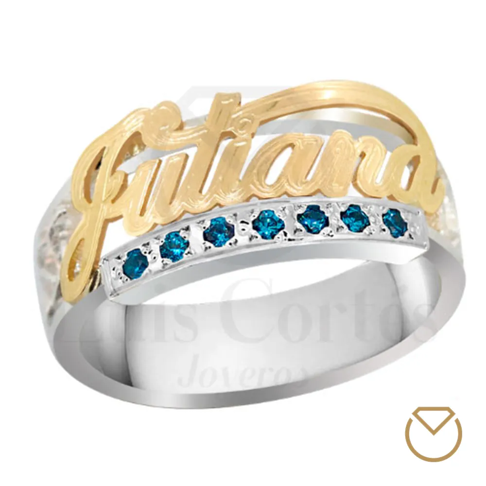 Anillo Quince Años Oro Plata / REF. 002QOP