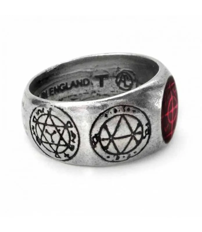 Anillo Sello Agla Alchemy R71