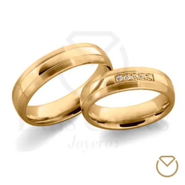 Argollas De Oro 18k / REF. 115AOA