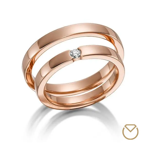 Argollas De Oro 18K/750 REF. 026AOA
