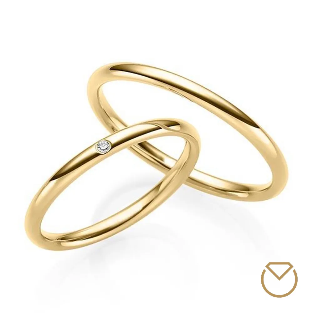 Argollas De Oro 18K/750 REF. 031AOA