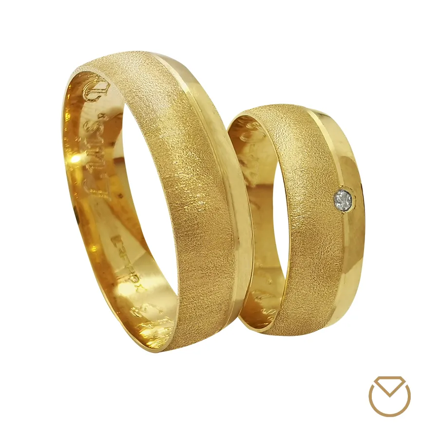 Argollas De Oro 18K/750 REF. 043AOA
