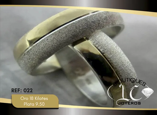 Argollas De Oro Plata / REF. 135AOP