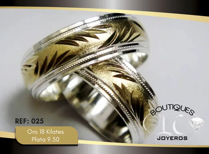 Argollas De Oro Plata / REF. 137AOP