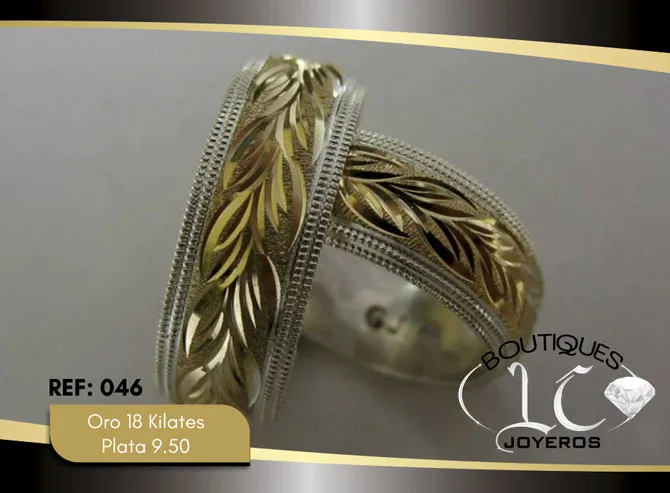 Argollas De Oro Plata / REF. 148AOP