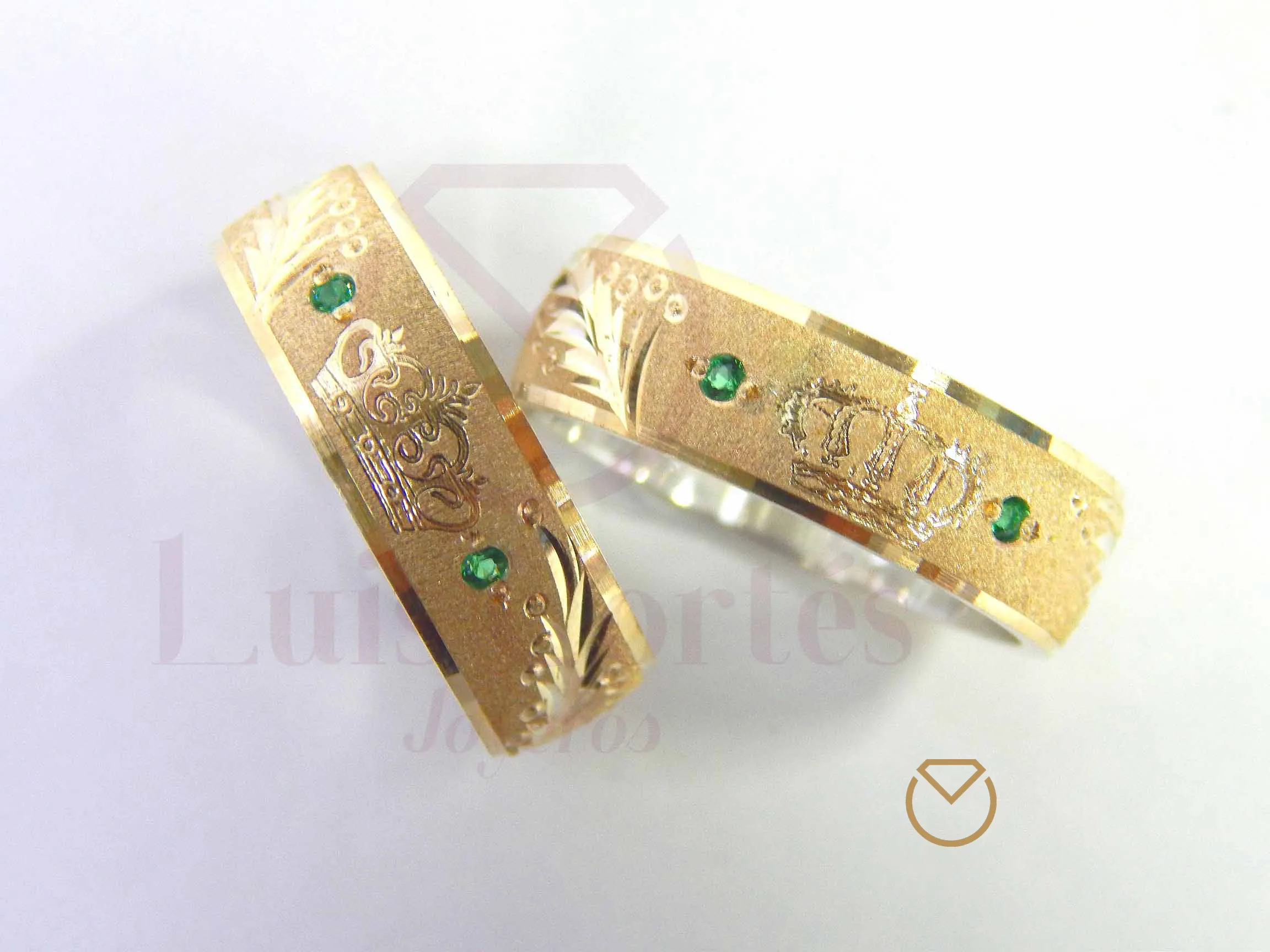 ARGOLLAS DE ORO PLATA ESPECIALES LCAOPE38