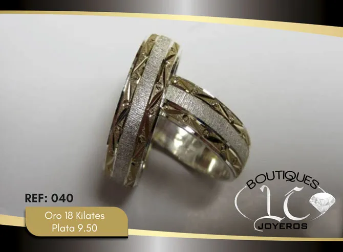 ARGOLLAS DE ORO PLATA LCAOP040