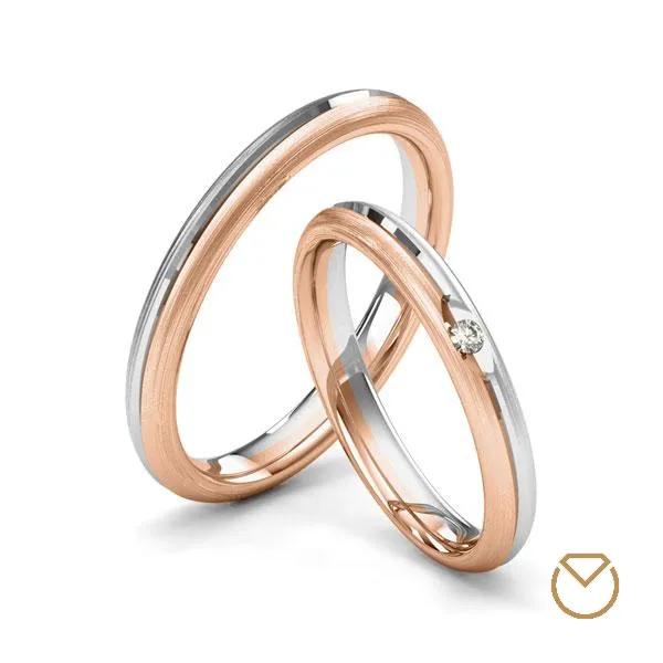 Argollas Dos Oros 18K/750 REF. 052ABA
