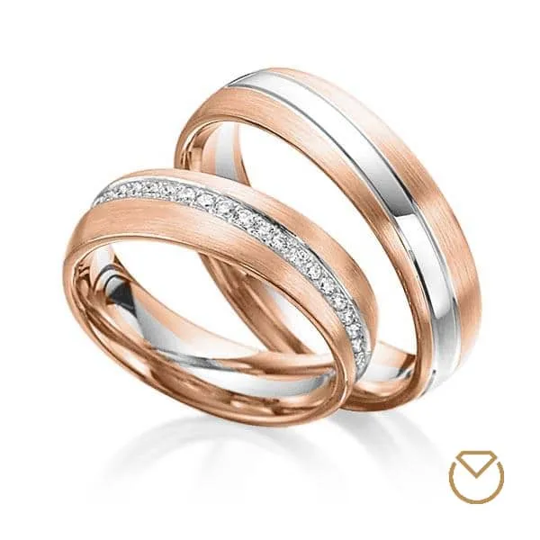 Argollas Dos Oros 18K/750 REF. 053ABA