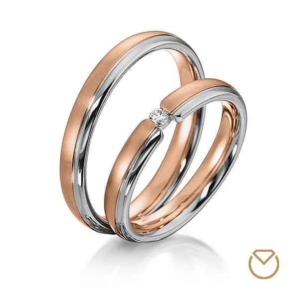 Argollas Dos Oros 18K/750 REF. 060ABA