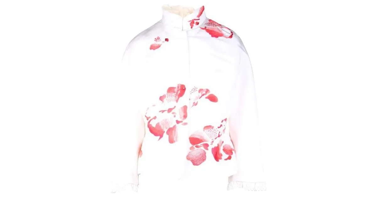 Autre Marque Chaqueta bordada SHIATZY CHEN Blanco 