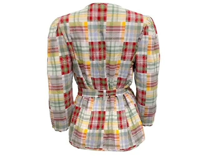 Autre Marque Chaqueta triss a cuadros Meadow multicolor de Cinq à Sept 