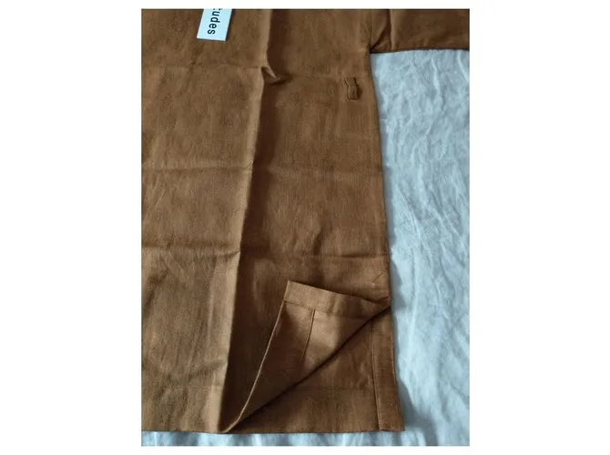 Autre Marque Nuevos estudios de túnica para hombres Ropa de gran tamaño M Castaño 
