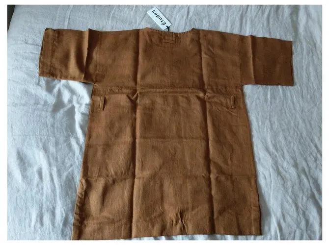 Autre Marque Nuevos estudios de túnica para hombres Ropa de gran tamaño M Castaño 