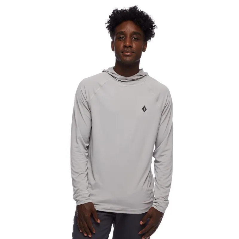 Black Diamond Ls Alpenglow Hoody (Peltre) Ropa técnica para hombre