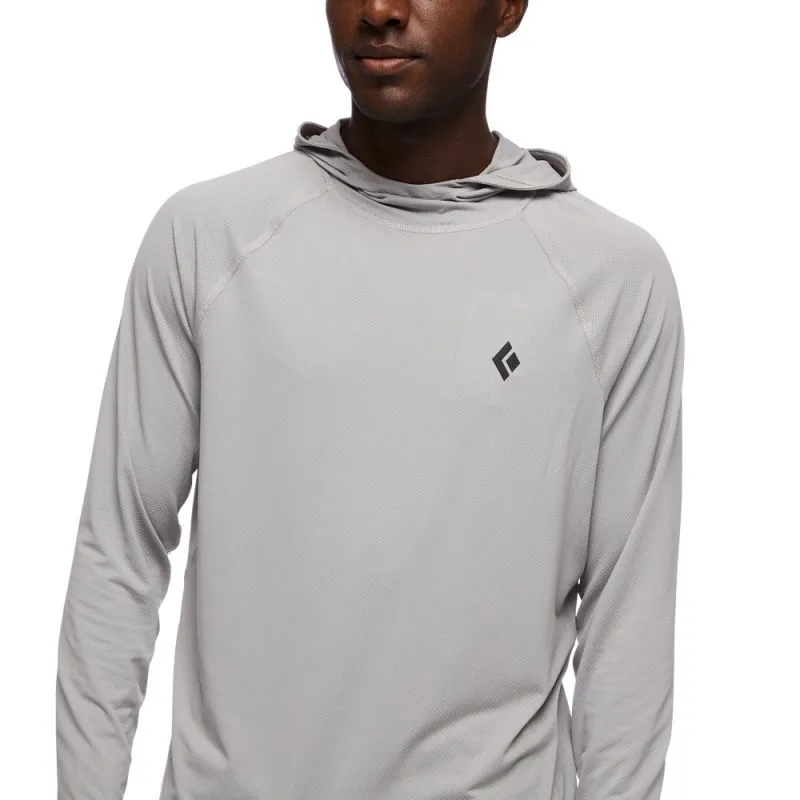 Black Diamond Ls Alpenglow Hoody (Peltre) Ropa técnica para hombre