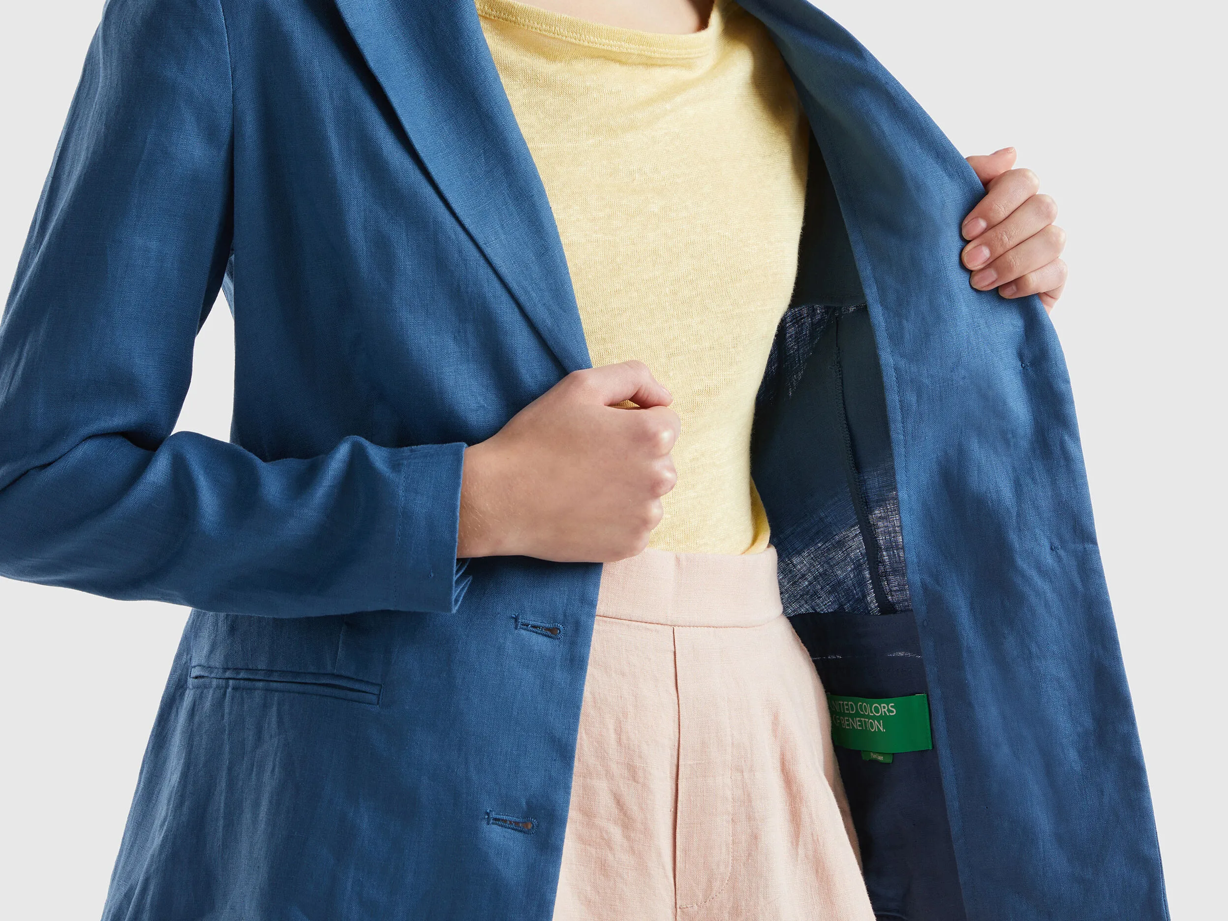 Blazer de puro lino