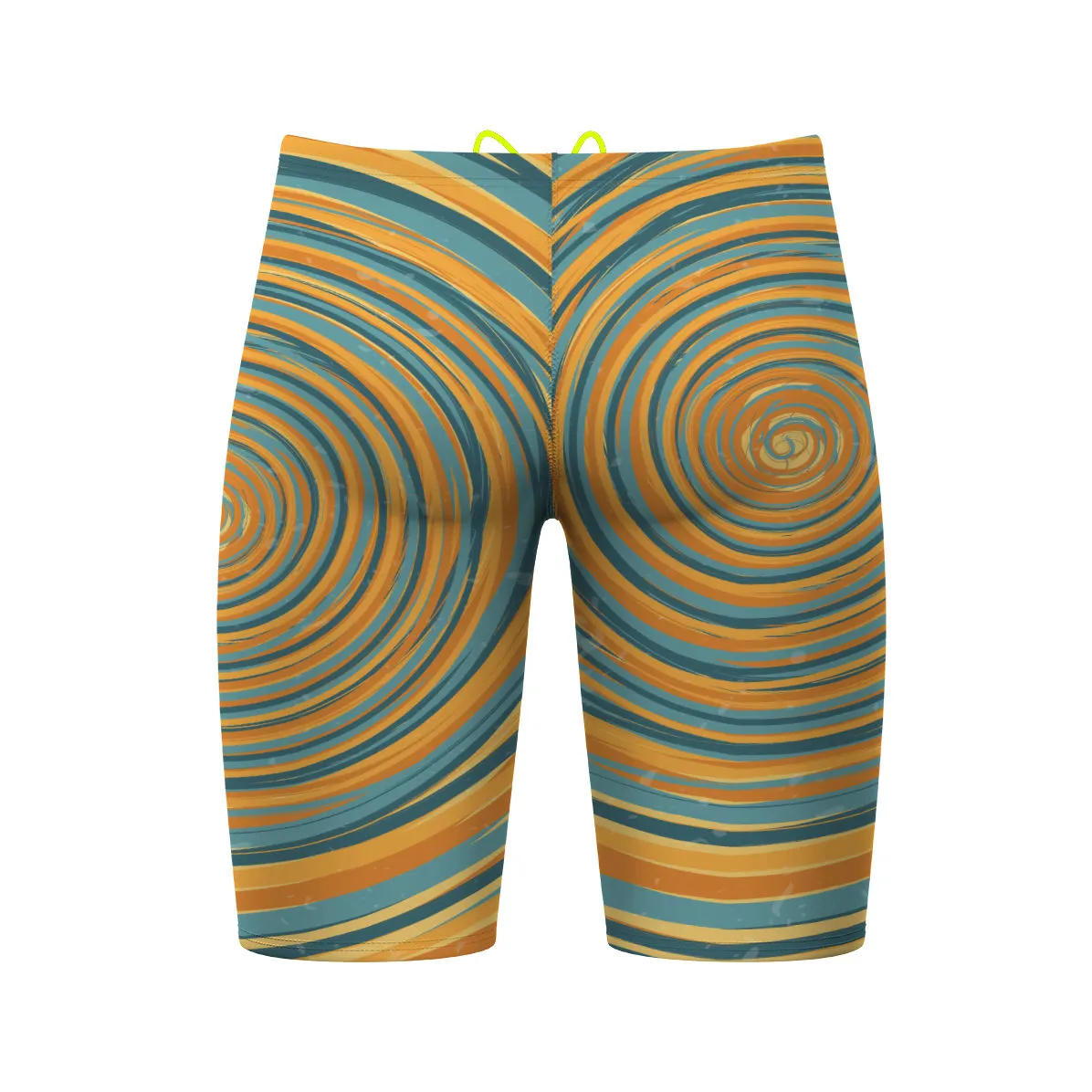 BLUE AND YELLOW SUNSET  JAMMER SWIMSUIT