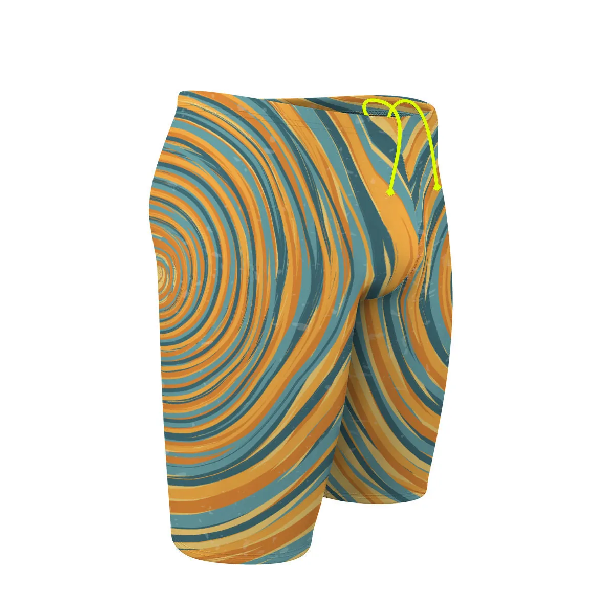 BLUE AND YELLOW SUNSET  JAMMER SWIMSUIT