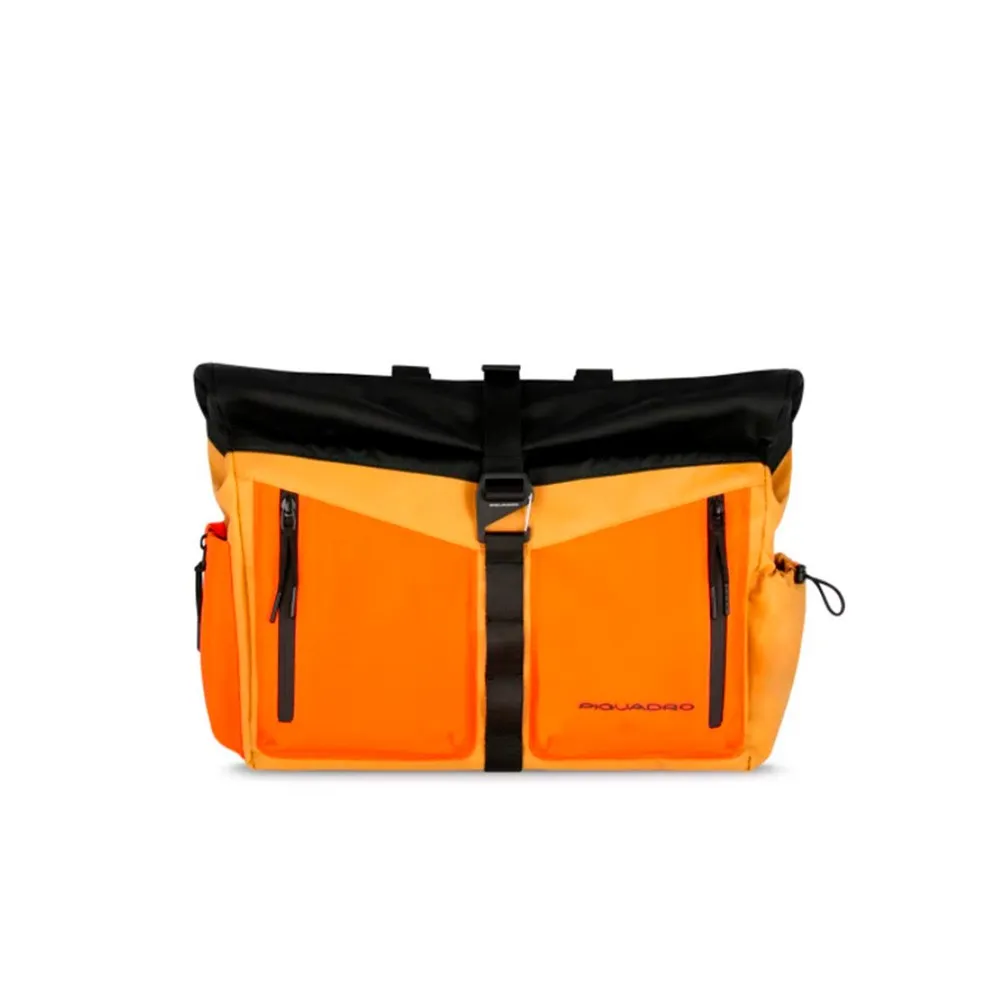 Bolsa / Bandolera Piquadro CA5672S120/G Color Mostaza Naranja y Negro